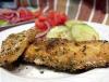 delicious fish dinner