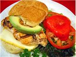 Chicken Breast With Roasted Red Pepper Sandwich