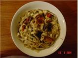 Pasta With Roast Vegetables. Photo by JessD