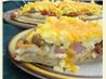 3 Meat Breakfast Pizza