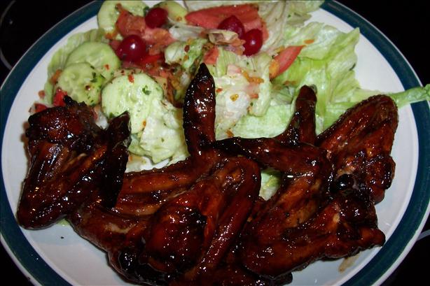 Honey Glazed  Wings. Photo by oriana