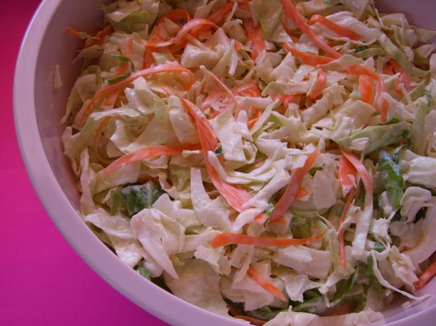 Sweet, Creamy Coleslaw. Photo by Chef*Lee