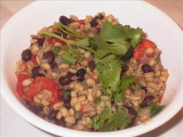 Black Beans and Barley. Photo by PaulaG
