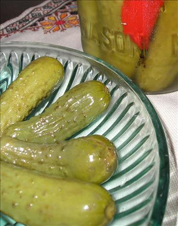 Russian Tarragon Pickles. Photo by Jenny Sanders