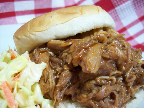 BBQ Pulled Pork Sandwiches (Bar-B-Que Barbecue). Photo by Chef shapeweaver &copy;