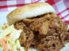 BBQ Pulled Pork Sandwiches (Bar-B-Que Barbecue). Recipe by Marg (CaymanDesigns)
