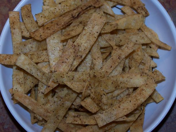 Seasoned Tortilla Strips. Photo by QueenJellyBean
