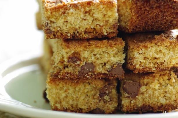 Chewy Chocolate Chip Bars. Photo by Redsie