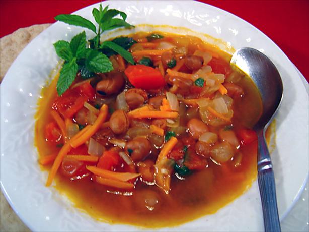 Egyptian Bean Soup ( Ful Nabed ). Photo by Sue Lau