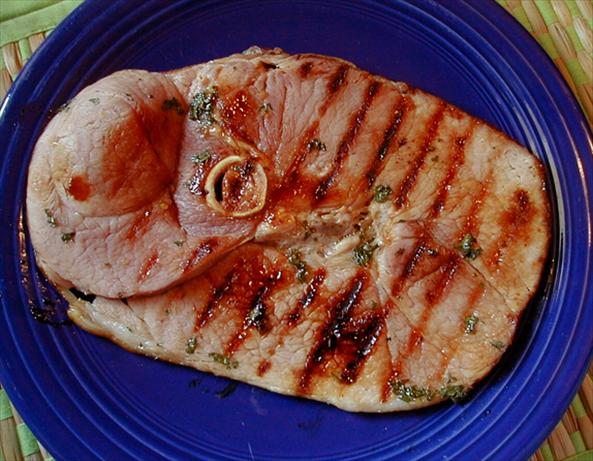 Jalapeno Glazed Ham Steak. Photo by ms_bold