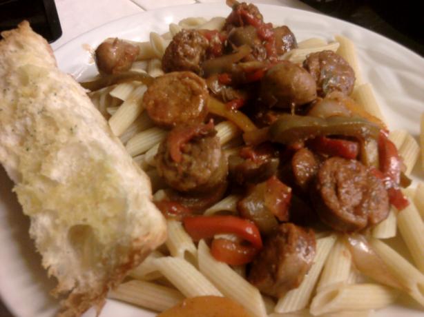 Easy Italian Sausage and Peppers. Photo by Chef #1392903