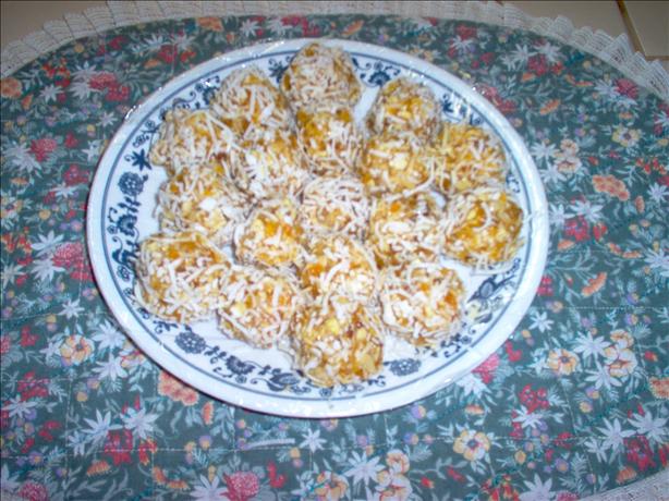 Apricot Orange Balls. Photo by Dorel
