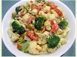 Cauliflower and Broccoli Salad