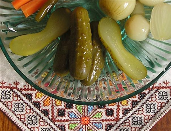 Dill Pickles by the Jar. Photo by Jenny Sanders