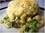 Healthy and Easy Chicken and Biscuits Casserole