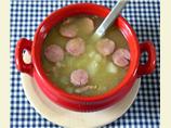 Green Split Pea & Potato Soup (Erbsensuppe)