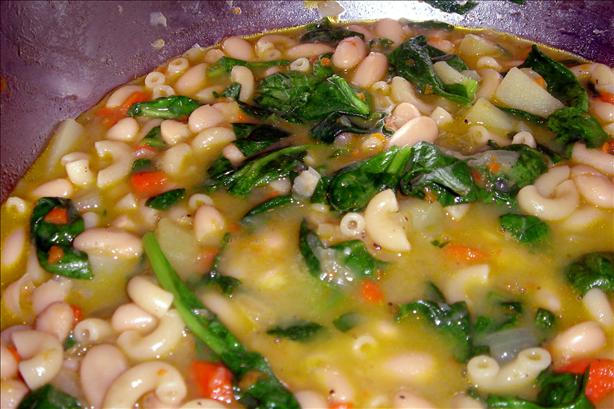 Tuscan White Bean Soup. Photo by Bev