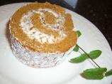 Pumpkin Roll With Cream Cheese Filling