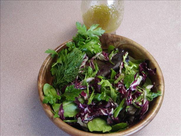 Truffle Dressing/ Herb Salad. Photo by Rita~