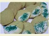 Green Tea Shortbread Cookies