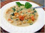 Orange Squash and Garbanzo Stew/Soup