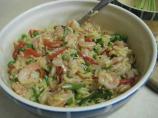 Orzo Salad With Shrimp and Double Peppers