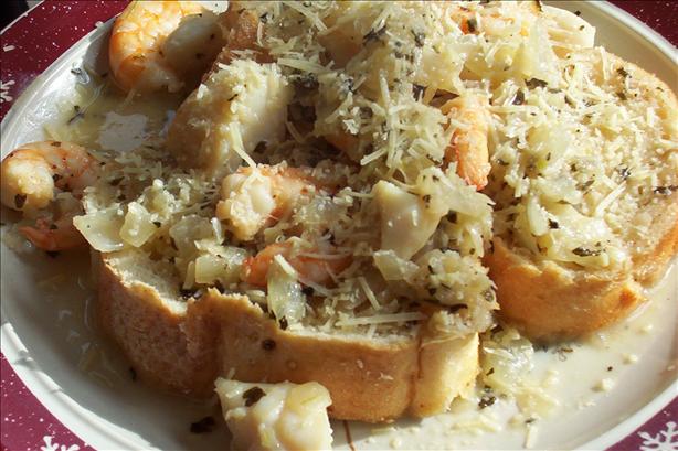 Shrimp and Scallop Scampi. Photo by Chef Michael