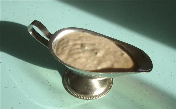 Pammy's Awesome Easy Gravy. Photo by Bergy