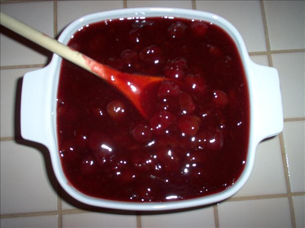 Pie Filling from Frozen Sweet Cherries. Photo by Dorel