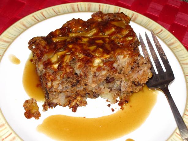 October Apple Cake With Hot Caramel Sauce. Photo by CaliforniaJan