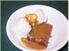 October Apple Cake With Hot Caramel Sauce