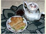 Brie and Leek Sandwiches