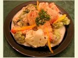 Cauliflower and Broccoli Cheddar Gratin