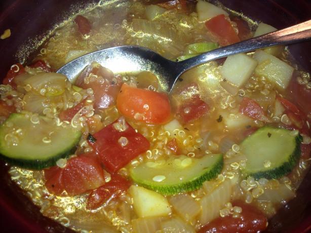 Ecuadorean Quinoa and Vegetable Soup. Photo by Linky