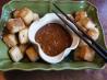 Deep Fried Tofu With Asian Plum Sauce or Thai Peanut Sauce