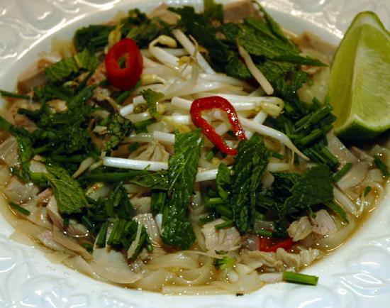 Asian Turkey Noodle Soup. Photo by Sackville