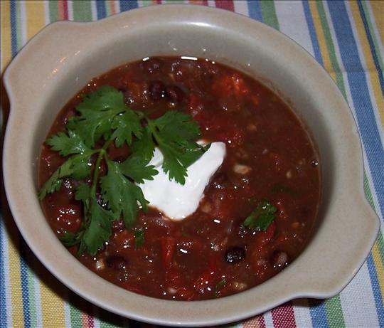 Sheila's Black Bean Soup. Photo by Hey Jude
