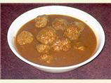 Chile Colorado Meatballs. Photo by GrandmaG
