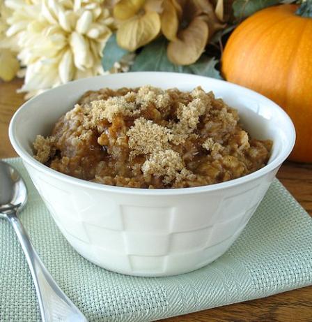 Pumpkin Oatmeal. Photo by Calee