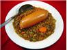 Lentil & Frankfurter Soup in Crock Pot. Recipe by Glittergirl