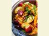 Roasted Vegetables With Horseradish Dressing. Recipe by JustJanS