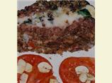 Italian Layered Meat-and-potato Loaf With Roasted Tomatoes