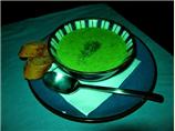 Creamy Green Pea Soup With Smoked Salmon