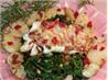 Sea Bass on a Bed of Swiss Chard and Browned Rosemary Potatoes