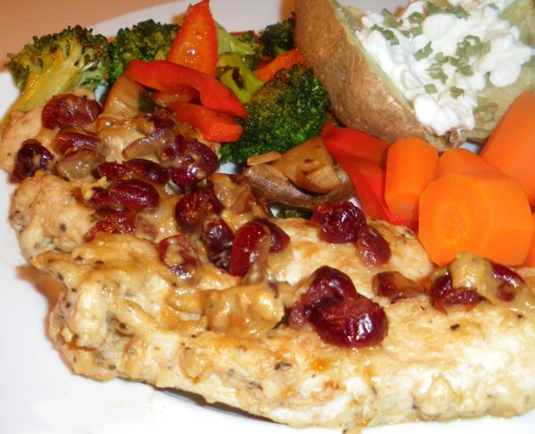 Mustard Cranberry Chicken Breasts. Photo by Bergy