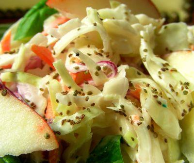 Kittencal's Famous Coleslaw. Photo by Andi of Longmeadow Farm