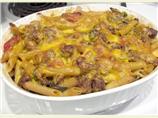 Burger Baked Penne With Spinach