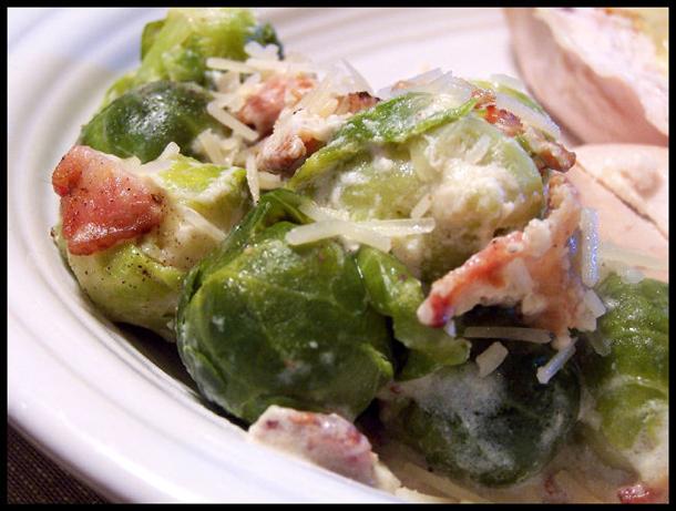 They Will Eat Them... Bacon Parmesan Brussels Sprouts. Photo by NcMysteryShopper