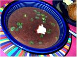 Black Bean & Salsa Soup