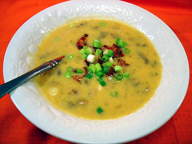 Leftover Mashed Potato Soup. Photo by :(